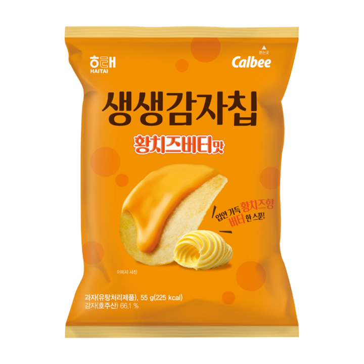생생감자칩 황치즈버터맛, 1개, 55g