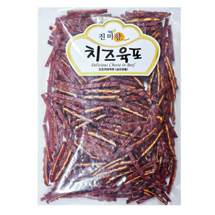 진미향 치즈육포 1kg 대용량 업소용, 1개
