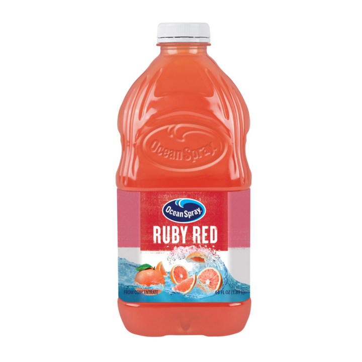 오션스프레이 루비 레드 자몽 드링크, 1.89L, 3개