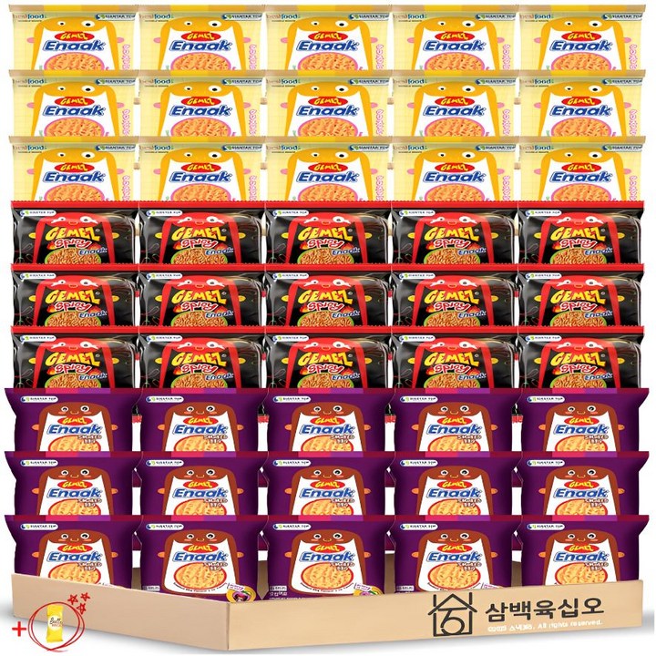 게메즈 에낙 스파이시 14g 15개 + 게메즈에낙 16g 15개 + 게메즈 에낙 스모크 바베큐 14g 15개