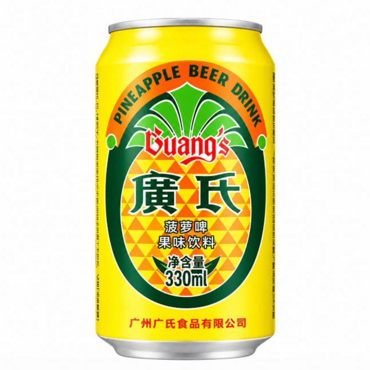 <천룡무역> 광씨 파인애플 사이다, 24개, 330ml