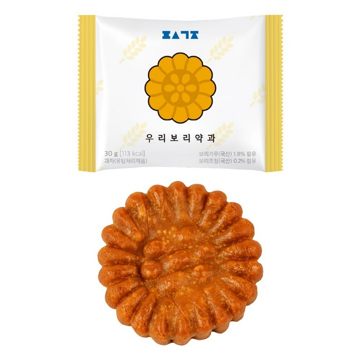 편식공장 우리보리약과, 30g, 50개