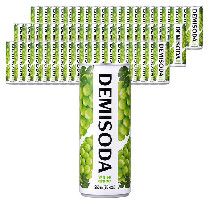 데미소다 청포도, 250ml, 60개