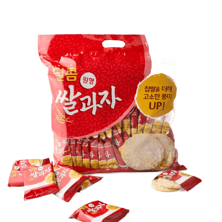 와이즐리 고소한 달콤 원형 쌀과자, 1개, 500g