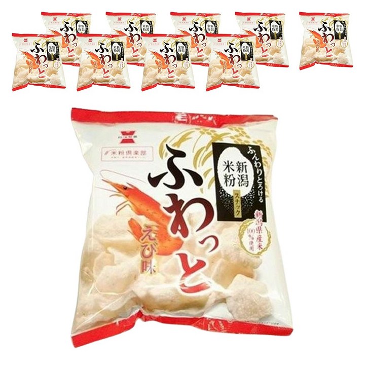 이와즈카 폭신한 새우맛, 10개, 45g
