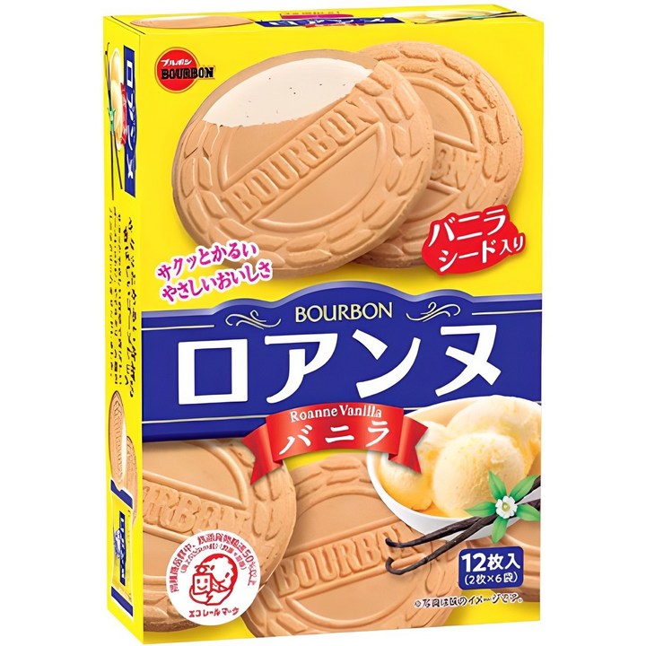 부르본 로안느 바닐라 샌드, 85g, 1개