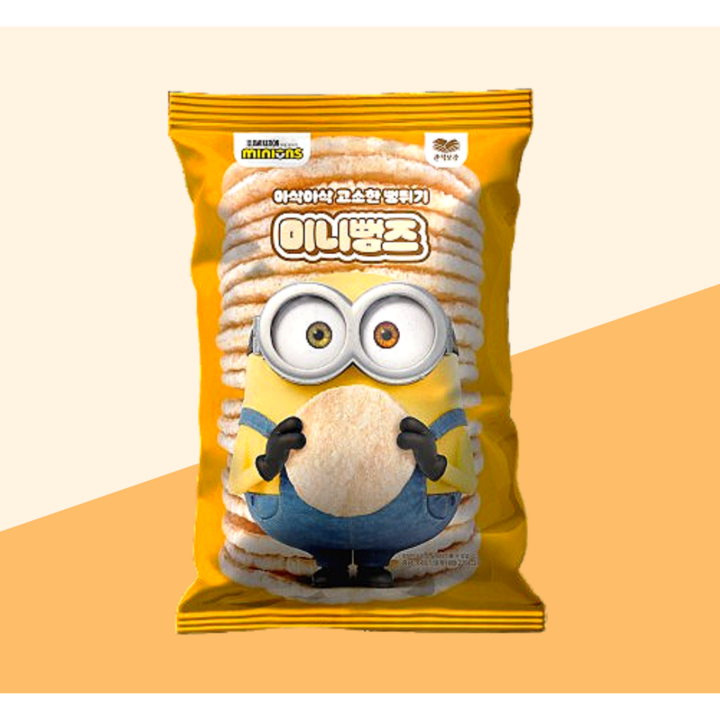 간식보감 미니뻥즈 오리지널 미니언즈 뻥튀기 전통과자 건강 스낵 60G, 12개