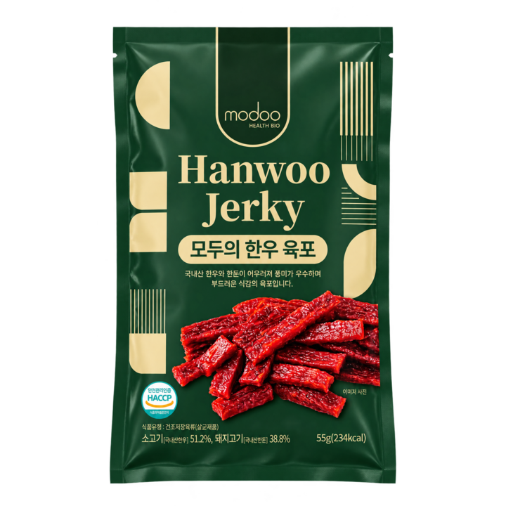 모두의 한우 육포 오리지날, 1개, 55g