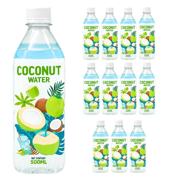 탄도 코코넛워터 100%, 500ml, 12개