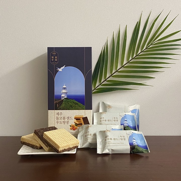 SAMAH 제주 돌코롬 샌드 우도땅콩 7p, 140g, 5개