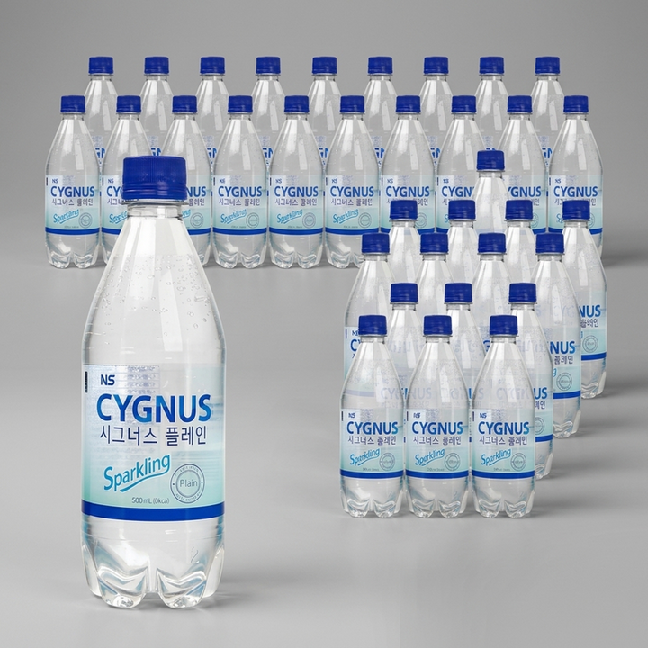 시그너스 탄산수 플레인, 500ml, 80개