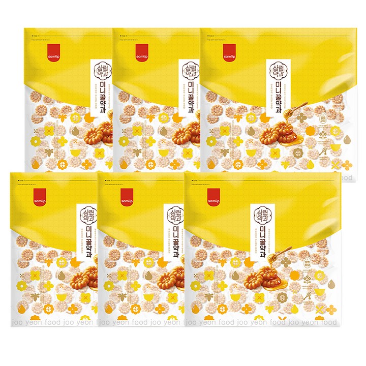 삼립 미니 꿀 약과, 1kg, 6개