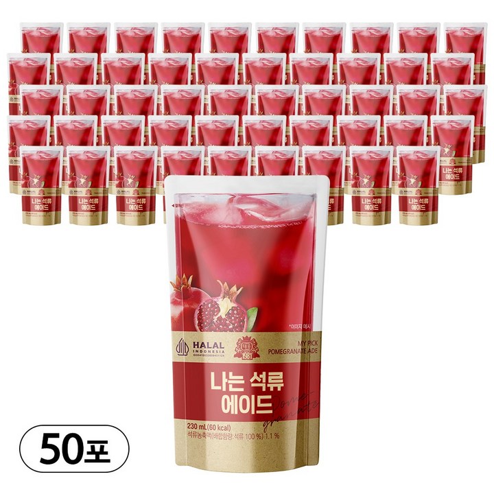 [태웅식품] 나는석류에이드 230ml, 50개