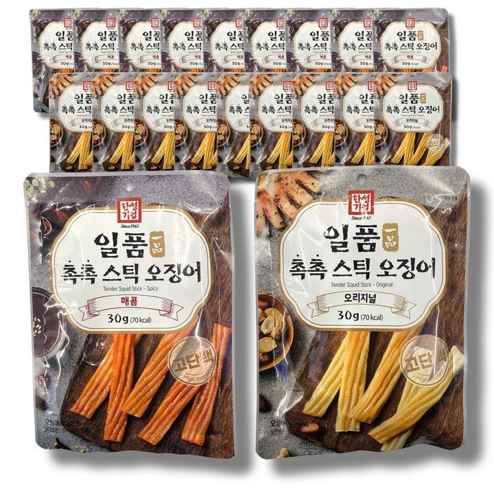 한성 일품 촉촉 스틱 오징어 오리지널 매콤 혼합