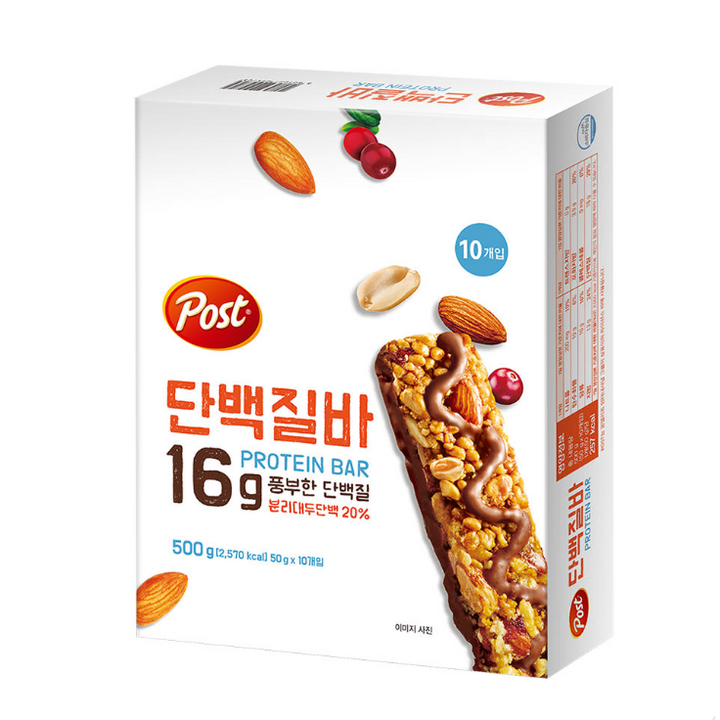 포스트 단백질바, 50g, 20개