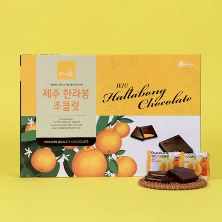 하르방 한라봉 초콜릿 제주 기념품 선물, 216g, 1개