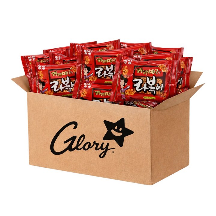 GLORYHY쿠킹박스 캠핑 여행 꼬꼬마 꼬불이 매콤라볶이 라면땅, 30g, 13개