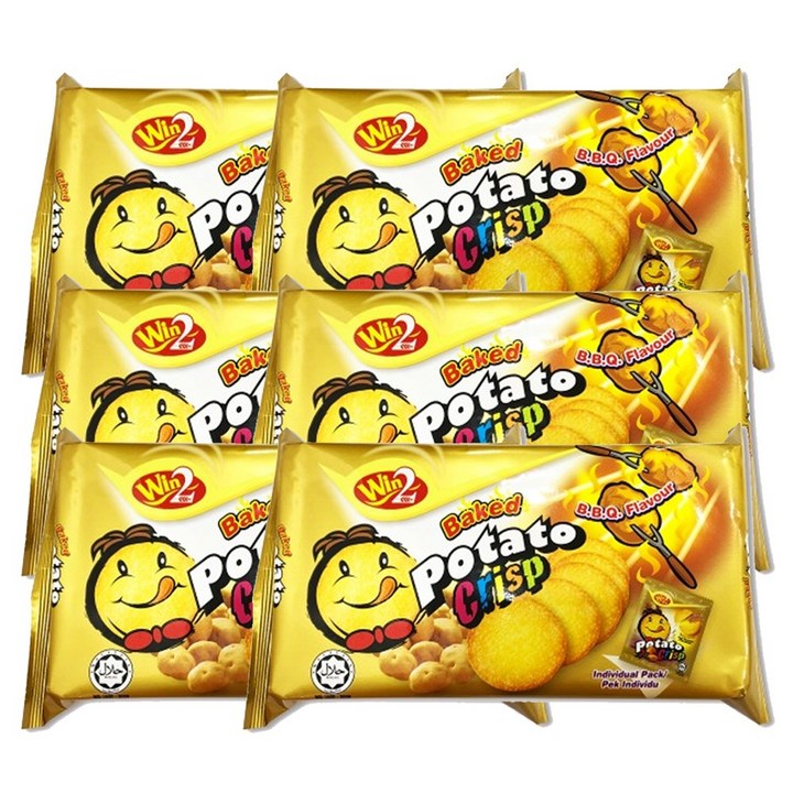 윈윈푸드 포테이토 크리스프 바비큐맛 5p, 75g, 6개