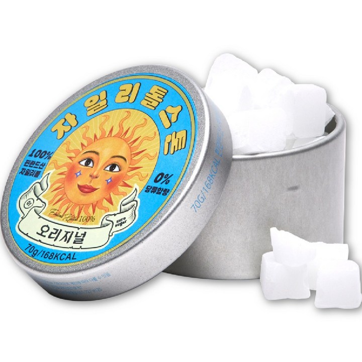 자일리톨스톤 사탕 오리지널, 70g, 1개