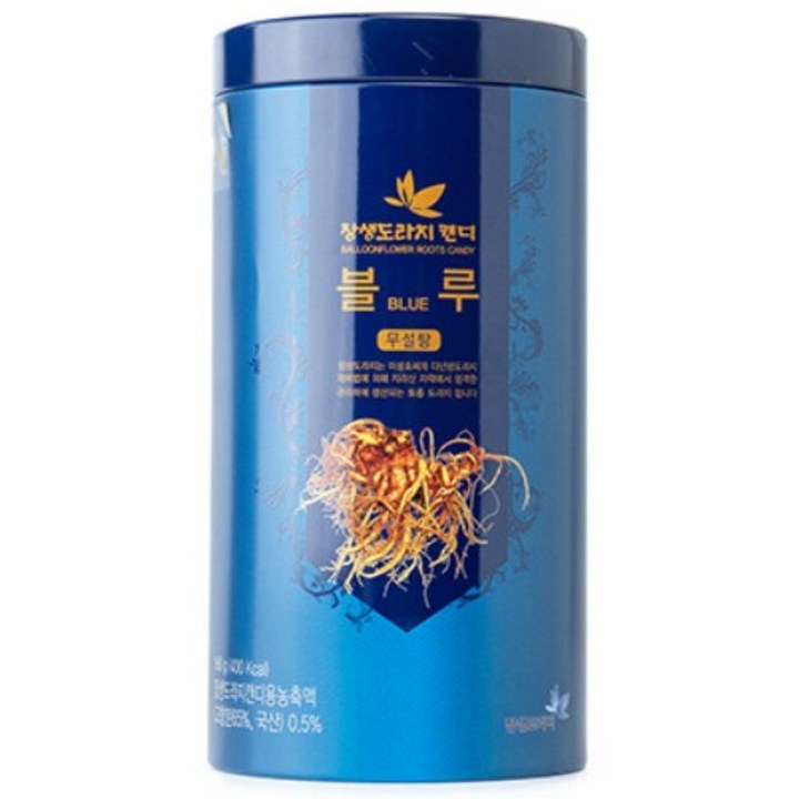 장생도라지 캔디 블루 / 3캔, 4g, 120개