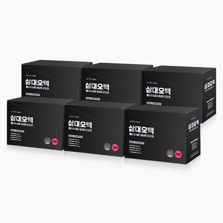 뉴트리커먼 삼대오백 헬스부스터 에너지 드링크, 70g, 90포