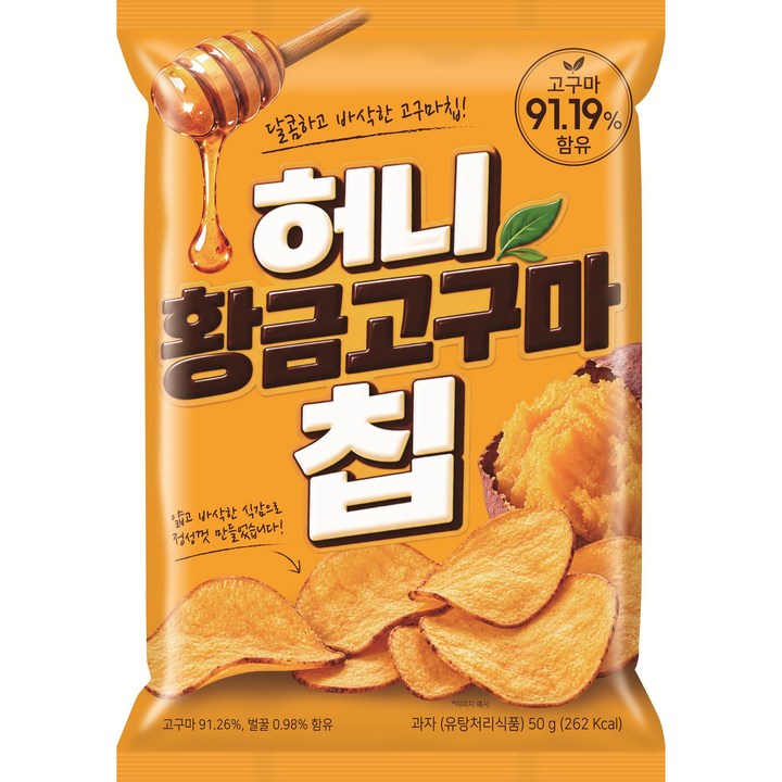 선우글로벌 NEW 허니황금고구마칩, 1개, 50g