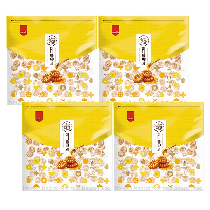 삼립 미니꿀 약과, 1kg, 4개
