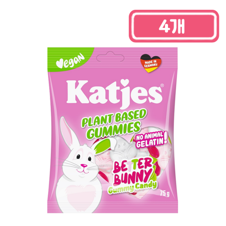 캇예스 비건 젤리 배러버니, 75g, 4개