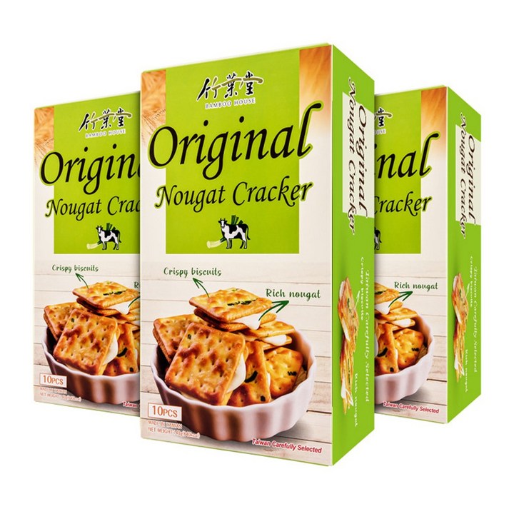 뱀부하우스 누가크래커, 140g, 3개