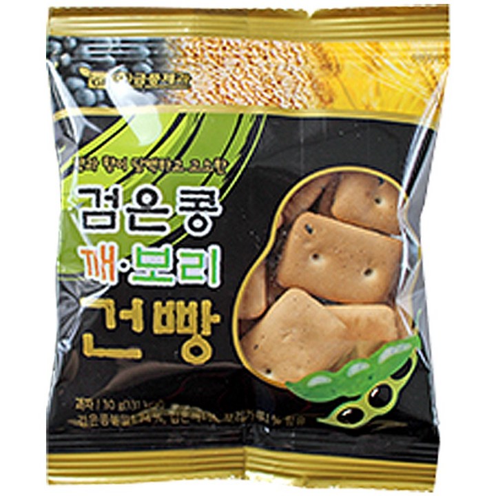 금풍제과 검은콩깨 보리건빵, 30g, 50개