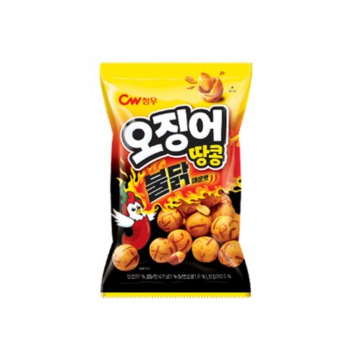 청우식품 오징어땅콩 3p, 90g, 4개