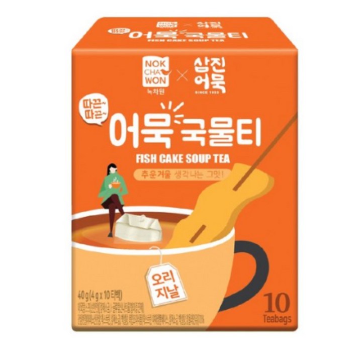녹차원 따끈따끈 어묵국물티 오리지널맛, 4g, 10개입, 5개