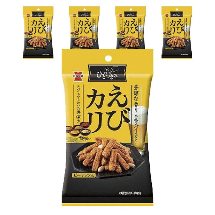 이와즈카 더 안주 하나 매콤 새우, 5개, 40g