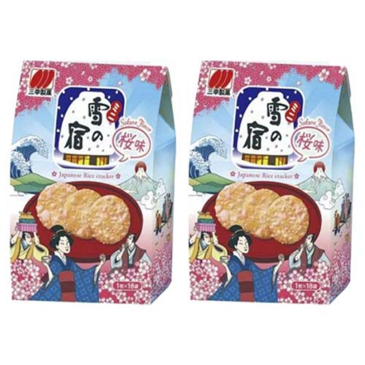유키노야도 미니 벚꽃 맛 18개입, 2개