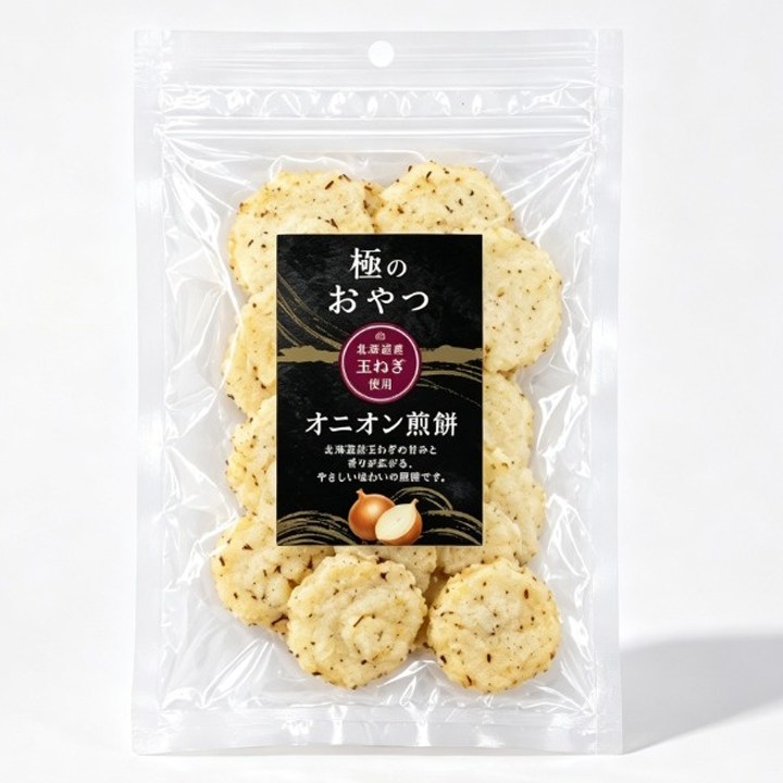 Hokkaido Seika 최고의 간식 양파 전병, 40g, 1개