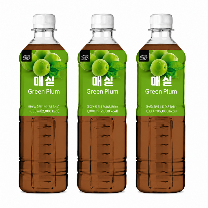 카르페데이 대호 매실 액상 1000ml, 1L, 3개