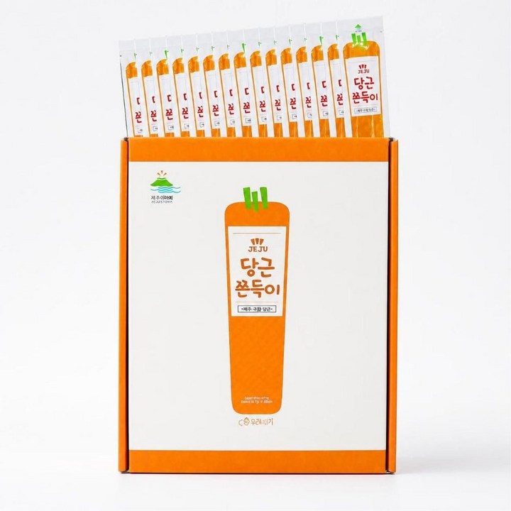 맛있는 제주 당근 쫀드기 특산물 쫀득이, 18g, 15개