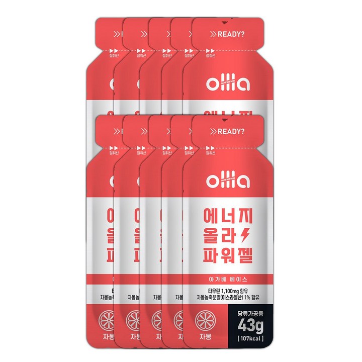 올라 아가베시럽 파워젤 10포, 43g