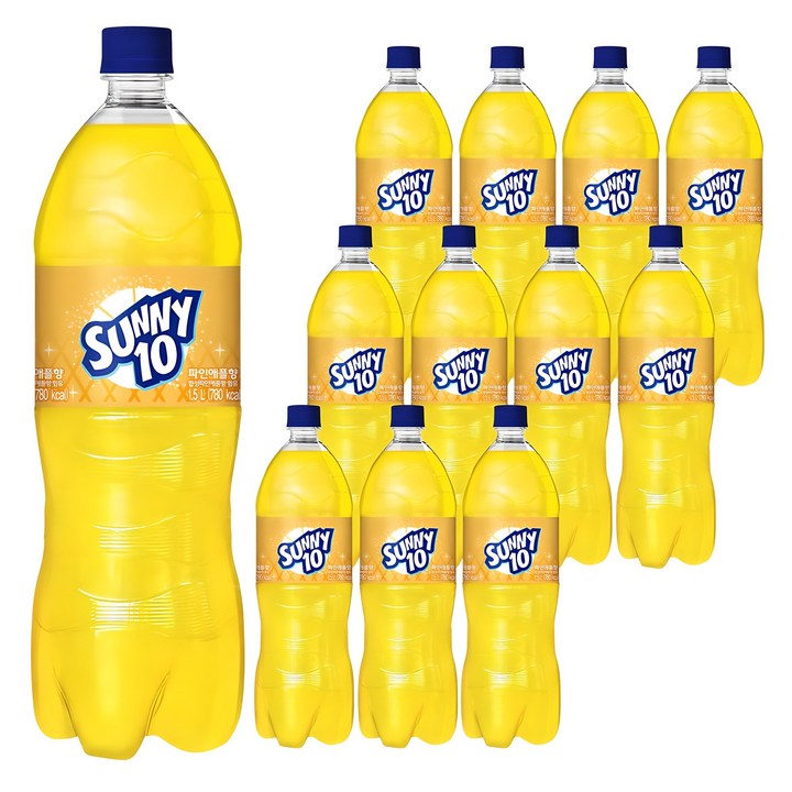 해태htb 써니텐 파인애플향, 1.5L, 12개