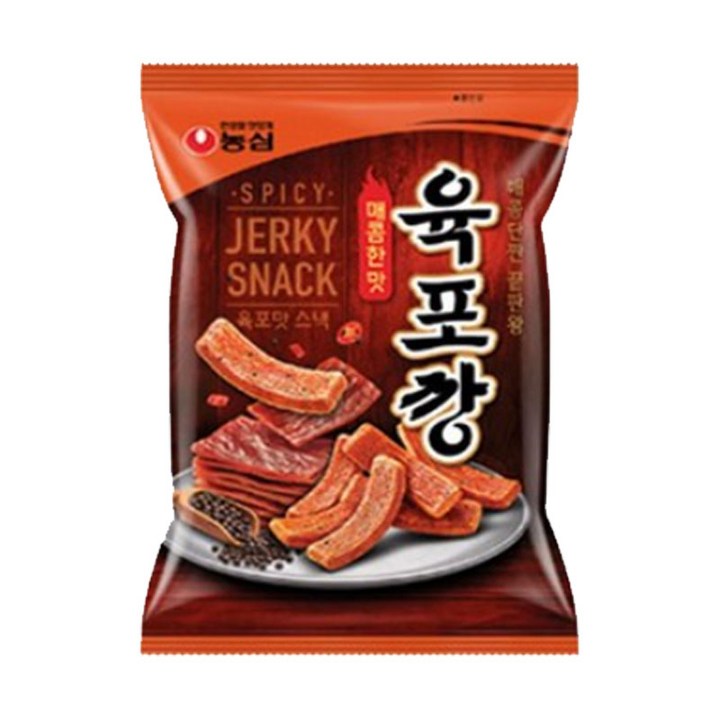 농심)육포깡매콤한맛55g, 55g, 6개