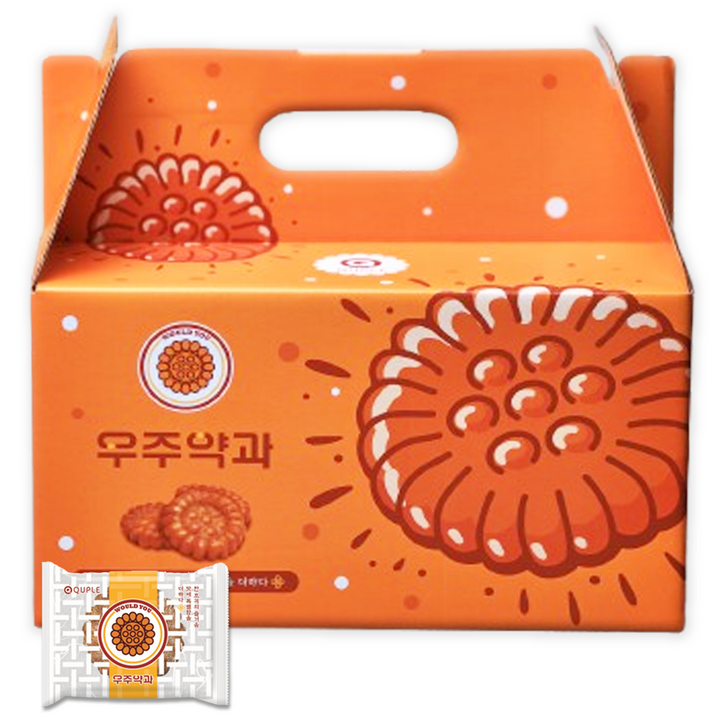 우주약과 촉촉함에 물드는 달콤함 찹쌀 꿀 약과, 40g, 80개