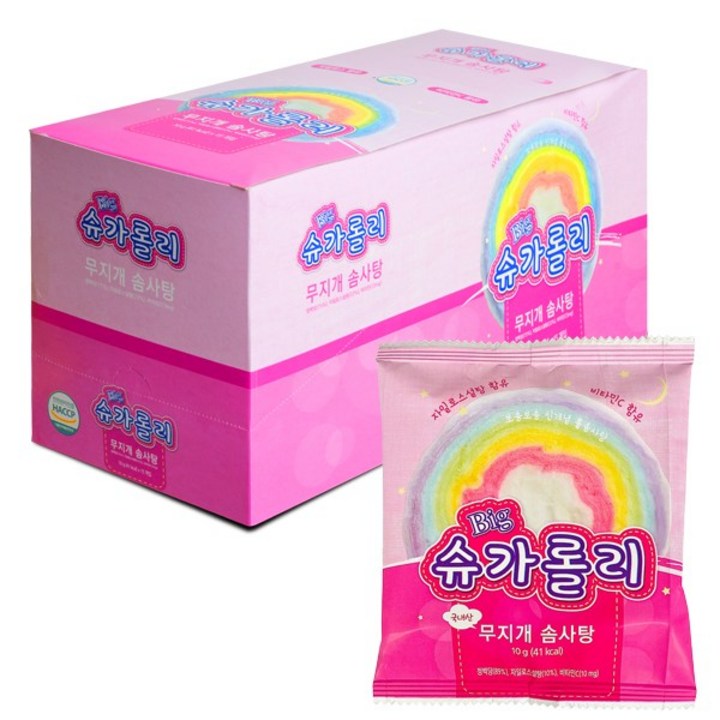 빅 슈가롤리 솜사탕 10g, 1개, 150g