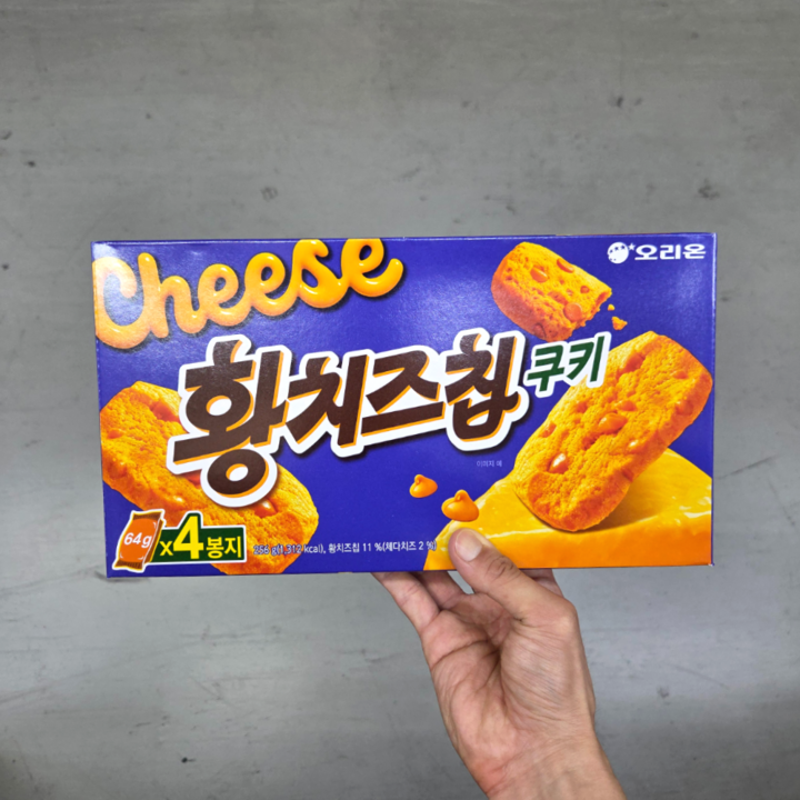 오리온 황치즈칩쿠키, 256g, 1개