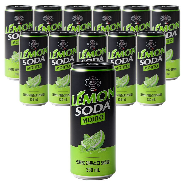크로도 레몬소다 모히또, 12개, 330ml