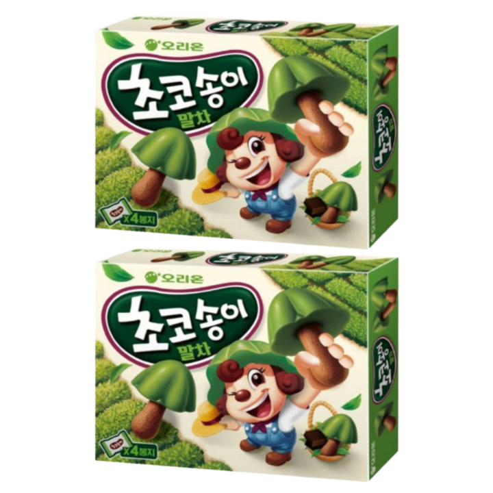 오리온 초코송이 말차, 2개, 144g