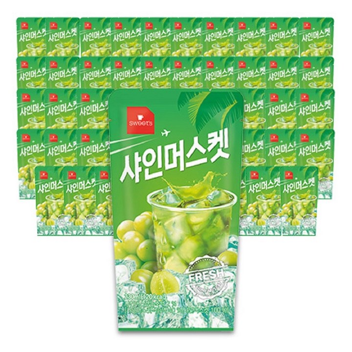 웰그린 스위츠 샤인머스켓에이드, 50개, 230ml