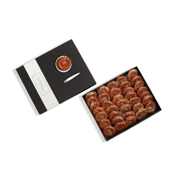 한결맛담 수제 찹쌀 약과 선물세트 추석 명절 감사 선물 박스 포장 (16구 640g 40구 1600g), 1.6kg, 1세트