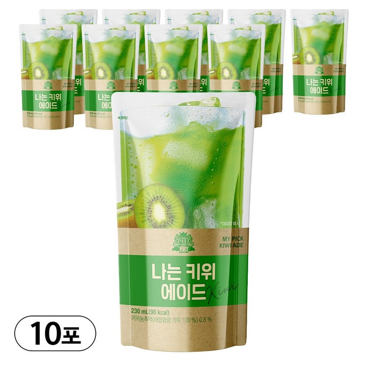 [태웅식품] 나는 키위에이드 230ml, 10개