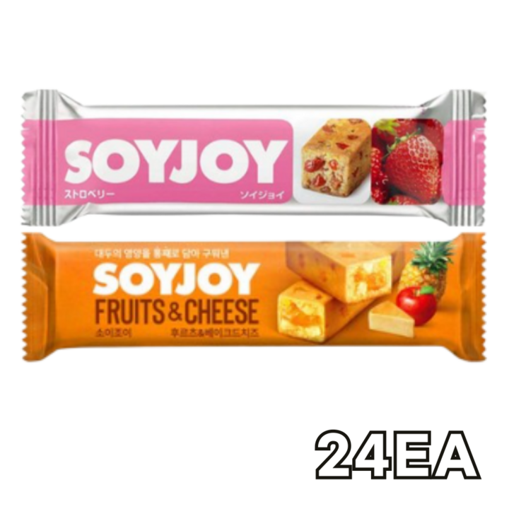 소이조이 아몬드 스트로베리 베이크드치즈 고단백질 단백질바 혼합, 30g