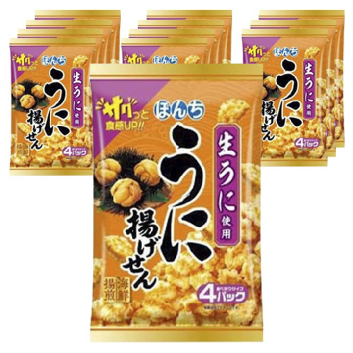 본치 해물 아게센 성게 4개입, 12개, 64g